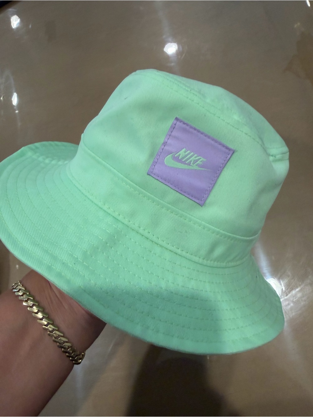Nike Kids' Mint Green Bucket Hat new